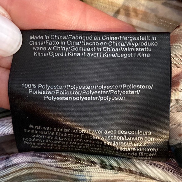 NWT Birgitte Herskind Gajol Blouse Blooming Floral Metallic  38 - Picture 12 of 13